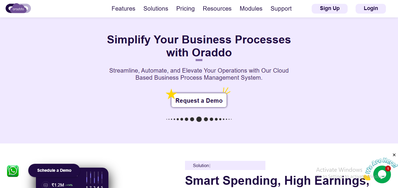 Oraddo - Cloud Business Process Management System